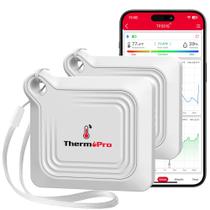 Higrômetro Bluetooth ThermoPro TP351, pacote com 2 termômetros, alcance de 80 m
