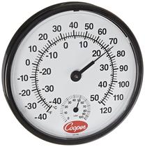 Higrômetro Cooper-Atkins 212-150-8 com diâmetro de 30 cm