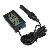 Higrômetro Termômetro Digital Com Sensor Externo Umidade E Temperatura