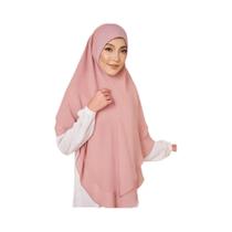 Hijab De Chiffon Duplo Com Camadas, Lenço Sólido Para Mulheres Muçulmanas, Xale Pronto Para Usar