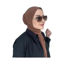 Hijab De Cobertura Total Com Fecho Para Mulheres Muçulmanas, Pronto Para Usar, Lenço De Cabeça,