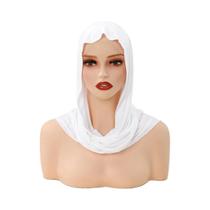 Hijab Modal Para Mulheres, Underscarf De Algodão, Turbante Islâmico, Lenço Cruzado