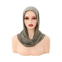 Hijab Modal Para Mulheres, Underscarf De Algodão, Turbante Islâmico, Lenço De Cabeça Cruzado
