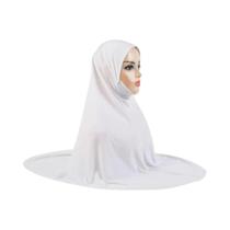 Hijab Muçulmano Liso Tamanho XL Com Parte Superior Para O Queixo, Qualidade Superior, Extra Grande,