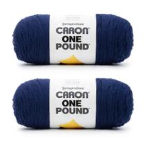 Hilado Caron One Pound Azul Medianoche 454g Acrílico 742 metros