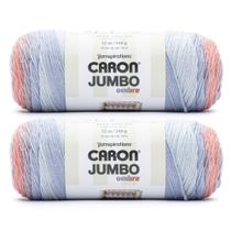 Hilo Caron Jumbo Ombre Paquete de 2 680g Acrílico Grosor 4 Hilo Caron Jumbo Ombre Paquete de 2 680g Acrílico Grosor 4
