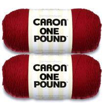 Hilo Caron One Pound Acrílico Medio Worsted 908 g 742 m Paquete de 2