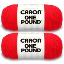 Hilo Caron One Pound Escarlata 454g Acrílico 4 Medio 742 Metros Hilo Caron One Pound Escarlata 454g Acrílico 4 Medio 742 Metros