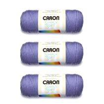 Hilo Caron Simply Soft Azul Lavanda 3x170g Acrílico