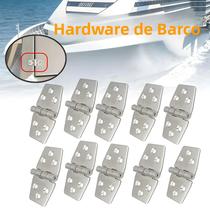 Hinge De Aço Inoxidável 316 Para Barco, 10 Peças, Montagem Embutida Para Porta, Janela, Armário,
