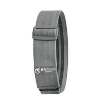 Hip Mini Band Super Forte Cinza Ajustável Premium Bravus