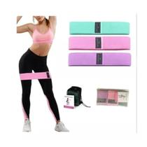 Hip Resitance Bands- Kit 3 Faixas Elásticas De Exercícios