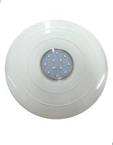 Hiper led 16w abs azul rosca iluminacao piscina frente g