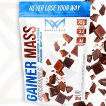 Hipercalórico Anabolic Gainer Mass 3kg Sabor Chocolate- Muscle Way