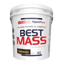 Hipercalórico BEST MASS Balde 6kg- Hyperpure Suplemento em pó para ganho e aumento de massa muscular