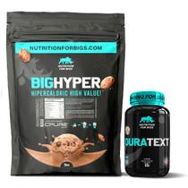 Hipercalórico BigHyper Nutrition For Bigs + Pré Hormonal Duratext 60 Tabletes Nutrition For Bigs