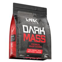 Hipercalórico Dark Mass 3kg Whey Protein Creatina Albumina Waxy Maize Zero Gordura Ganho de Massa Muscular