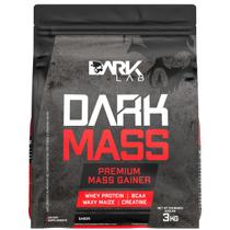 Hipercalórico Dark Mass 3kg Whey Protein Creatina Albumina Waxy Maize Zero Gordura Ganho de Massa Muscular