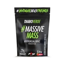 Hipercalorico Diabo Verde Massive Mass 2,5kg Sabor Morango