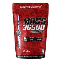 Hipercalórico Mass 36500 3kg - Suplemento Para Ganho de Massa Muscular - Furious Nutrition