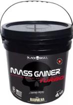 Hipercalórico Mass Gainer Turbo Balde Colecionável 4kg Black Sabor BAUNILHA