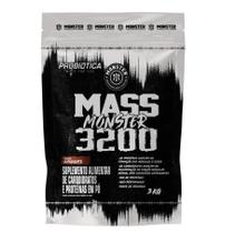 Hipercalórico Mass Monster 3200 Chocolate 3kg Suplemento de Carboidratos e Proteinas Probiótica Hipercalórico Mass Monster 3200 Chocolate 3kg Suplemento de Carboidratos e Proteinas Probiótica