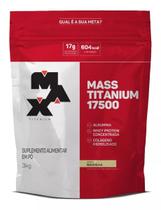 Hipercalórico Mass Titanium 17500 Refil 3 kg - Baunilha - Max Titanium