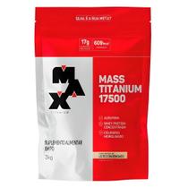 Hipercalórico Mass Titanium 17500 Refil 3kg - Max Titanium