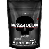Hipercalórico Masstodon 3kg Refil - Black Skull