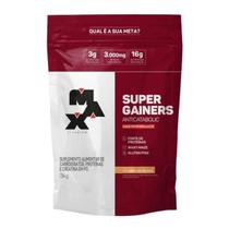 Hipercalórico Super Gainers Anticatabolic Refil 3kg Max Titanium