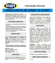 Hipoclorito de sodio 1% start 5l Hipoclorito de sodio 1% start 5l