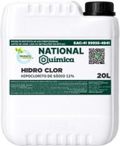 Hipoclorito de Sódio 20 L Hidro Clor National Química Hipoclorito de Sódio 20 L Hidro Clor National Química