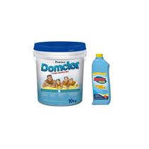 Hipoclorito tradicional domclor com clarificante hidrofloc 1l