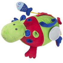 Hipopótamo Atividades - Antialérgico - Colorido - 35 cm - CAS Brinquedos Hipopótamo Atividades - Antialérgico - Colorido - 35 cm - CAS Brinquedos