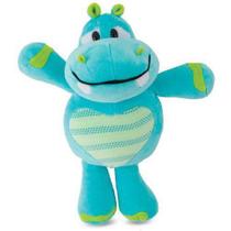 Hipopótamo de Pelúcia Popo Popo Azul 31 cm Antialérgico