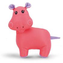 Hipopótamo de Pelúcia Rosa 28 cm Antialérgico