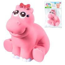 Hipopótamo Mordedor Sensorial Vinil Macio Infantil Massageador De Gengiva