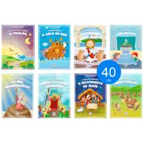 Histórias Bíblicas Kit 40 Livrinhos Lembrancinha Sacolinha De Aniversário Festa Escola Ciranda Histórias Bíblicas Kit 40 Livrinhos Lembrancinha Sacolinha De Aniversário Festa Escola Ciranda