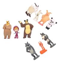 Histórias Mágicas! Personagens Masha E O Urso C/ 10 Peças