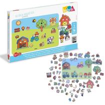 Histórias Magnéticas Fazendinha Briquedo Educativo Pedagógico