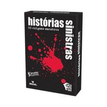 Histórias Sinistras (Black Stories) 50 Enigmas Macabros - Jogo Cartas - Galápagos Histórias Sinistras (Black Stories) 50 Enigmas Macabros - Jogo Cartas - Galápagos