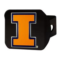 Hitch Cover FANMATS Universidade de Illinois Illini NCAA Black Hitch Cover FANMATS Universidade de Illinois Illini NCAA Black