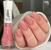 Hits esm glitter diamante rosa eterno