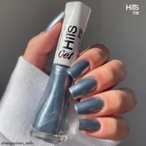 Hits - Esmalte Perolado Efeito Gel - Quartzo Azul