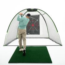 Hitting Net The Indoor Golf Shop de 3 m x 2 m com alvo para ambientes internos/externos