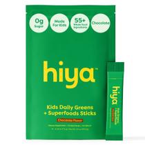 HIYA Sticks de Pó Verde para Crianças Sabor Chocolate