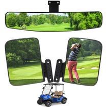 HKOO Kit de Espelhos Panorâmicos Dobráveis para Carrinho de Golfe 16,5" de Largura - Compatível com Club Car, EZGO e Yamaha HKOO Kit de Espelhos Panorâmicos Dobráveis para Carrinho de Golfe 16,5" de Largura - Compatível com Club Car, EZGO e Yamaha