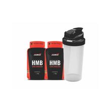 HMB 120 Cápsulas New Millen Kit 2 Unidades Coqueteleira Grátis Suplemento para Treino e Recuperação