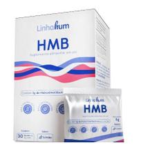 HMB Suplemento Sabor Limão Caixa com 30 sachês Linhahum