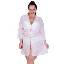 Hobby Plus Size Renda Tule - c5 HOBBY IZA
